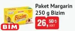 Bizim Paket Margarin 250 g Bizim Paket Margarin 250 g