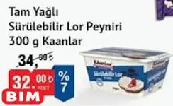 Kaanlar Tam Yağlı Sürülebilir Lor Peyniri 300 g Kaanlar Tam Yağlı Sürülebilir Lor Peyniri 300 g