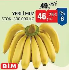 Yerli Muz kg Yerli Muz kg