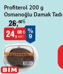 Osmanoğlu Damak Tadı Profiterol 200 g Osmanoğlu Damak Tadı Profiterol 200 g