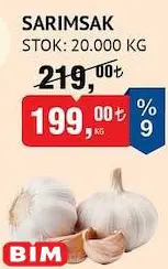 Sarımsak kg Sarımsak kg