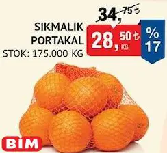 Sıkmalık Portakal kg Sıkmalık Portakal kg