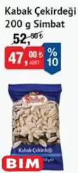 Simbat Kabak Çekirdeği 200 g Simbat Kabak Çekirdeği 200 g