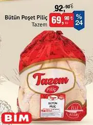 Tazem Bütün Poşet Piliç/Tavuk kg Tazem Bütün Poşet Piliç/Tavuk kg