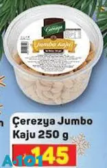 Çerezya Jumbo Kaju 250 g Çerezya Jumbo Kaju 250 g