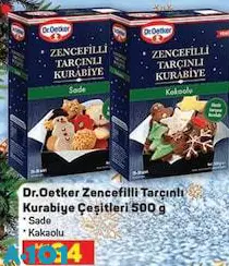 Dr. Oetker Zencefilli Tarçınlı Kurabiye Çeşitleri 500 g Dr. Oetker Zencefilli Tarçınlı Kurabiye Çeşitleri 500 g