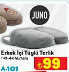 Juno Erkek İçi Tüylü Terlik Juno Erkek İçi Tüylü Terlik