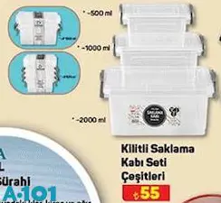 Kilitli Saklama Kabı Seti Çeşitleri Kilitli Saklama Kabı Seti Çeşitleri