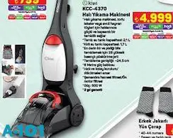 Kiwi KCC-4370 Halı Yıkama Makinesi Kiwi KCC-4370 Halı Yıkama Makinesi