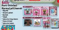 Lol Lisanslı Parti Ürünleri Karma Lol Lisanslı Parti Ürünleri Karma