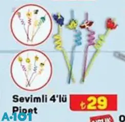 Sevimli 4'lü Pipet Sevimli 4'lü Pipet