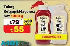 Tukaş Ketçap+Mayonez Set 1300 g Tukaş Ketçap+Mayonez Set 1300 g