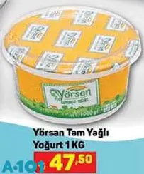 Yörsan Tam Yağlı Yoğurt 1 kg Yörsan Tam Yağlı Yoğurt 1 kg