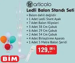 Articolo Ledli Balon Standı Seti Articolo Ledli Balon Standı Seti