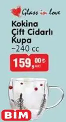 Glass in Love Kokina Çift Cidarlı Kupa 240 cc Glass in Love Kokina Çift Cidarlı Kupa 240 cc