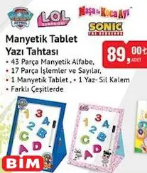 Lol/Sonic/Maşa ile Koca Ayı/Paw Patrol Manyetik Tablet Yazı Tahtası Lol/Sonic/Maşa ile Koca Ayı/Paw Patrol Manyetik Tablet Yazı Tahtası