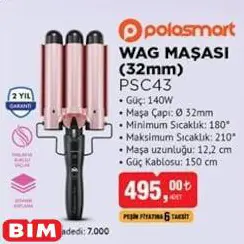 Polosmart PSC43 Wag Maşası 32mm Polosmart PSC43 Wag Maşası 32mm