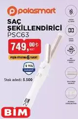 Polosmart PSC63 Saç Şekillendirici Polosmart PSC63 Saç Şekillendirici