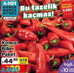 Kırmızı Biber Paket Kırmızı Biber Paket