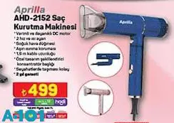 Aprilla AHD-2152 Saç Kurutma Makinesi Aprilla AHD-2152 Saç Kurutma Makinesi