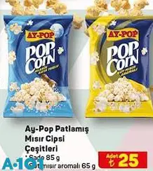 Ay-Pop Patlamış Mısır Cipsi Çeşitleri Ay-Pop Patlamış Mısır Cipsi Çeşitleri