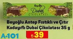 Beyoğlu Antep Fıstıklı ve Çıtır Kadayıflı Dubai Çikolatası 35 g Beyoğlu Antep Fıstıklı ve Çıtır Kadayıflı Dubai Çikolatası 35 g