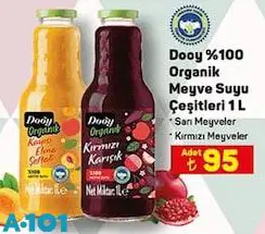 Dooy %100 Organik Meyve Suyu Çeşitleri 1 L Dooy %100 Organik Meyve Suyu Çeşitleri 1 L
