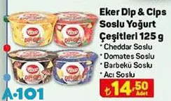 Eker Dip&Cips Soslu Yoğurt Çeşitleri 125 g Eker Dip&Cips Soslu Yoğurt Çeşitleri 125 g
