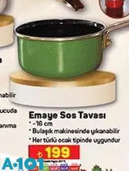 Emaye Sos Tavası 16 cm Emaye Sos Tavası 16 cm