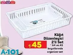 Kağıt Düzenleyici 2'li Set Kağıt Düzenleyici 2'li Set