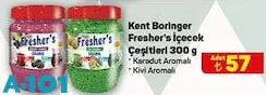 Kent Boringer Fresher's İçecek Çeşitleri 300 g Kent Boringer Fresher's İçecek Çeşitleri 300 g