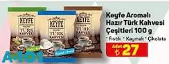 Keyfe Aromalı Hazır Türk Kahvesi Çeşitleri 100 g Keyfe Aromalı Hazır Türk Kahvesi Çeşitleri 100 g