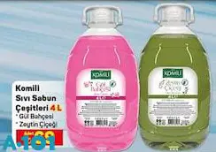 Komili Sıvı Sabun Çeşitleri 4 L Komili Sıvı Sabun Çeşitleri 4 L