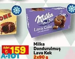 Milka Dondurulmuş Lava Kek 2x90 g Milka Dondurulmuş Lava Kek 2x90 g