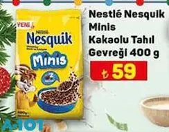 Nestle Nesquik Minis Kakaolu Tahıl Gevreği 400 g Nestle Nesquik Minis Kakaolu Tahıl Gevreği 400 g