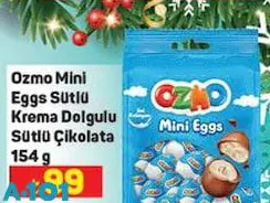 Ozmo Mini Eggs Sütlü Krema Dolgulu Sütlü Çikolata 154 g Ozmo Mini Eggs Sütlü Krema Dolgulu Sütlü Çikolata 154 g