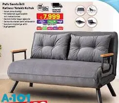 Pafu Sando İkili Katlanır Yataklı Koltuk Pafu Sando İkili Katlanır Yataklı Koltuk