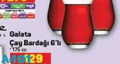 Paşabahçe Galata Çay Bardağı 6'lı Paşabahçe Galata Çay Bardağı 6'lı