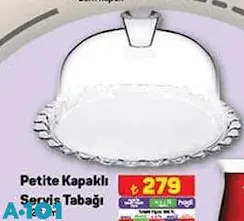 Paşabahçe Petite Kapaklı Servis Tabağı 26 cm Paşabahçe Petite Kapaklı Servis Tabağı 26 cm