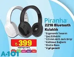 Piranha 2216 Bluetooth Kulaklık Piranha 2216 Bluetooth Kulaklık