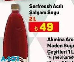 Serfressh Acılı Şalgam Suyu 2 L Serfressh Acılı Şalgam Suyu 2 L