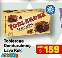 Toblerone Dondurulmuş Lava Kek 2x90 g Toblerone Dondurulmuş Lava Kek 2x90 g