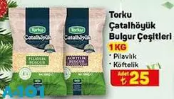 Torku Çatalhöyük Bulgur Çeşitleri 1 kg Torku Çatalhöyük Bulgur Çeşitleri 1 kg