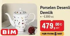 Benante Porselen Desenli Demlik 1200 c Benante Porselen Desenli Demlik 1200 c