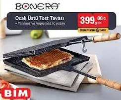Bonera Ocak Üstü Tost Tavası Bonera Ocak Üstü Tost Tavası
