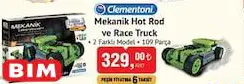 Clementoni Mekanik Hot Rod ve Race Truck Oyuncak Clementoni Mekanik Hot Rod ve Race Truck Oyuncak