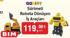 Gokidy Oyuncak Sürtmeli Robota Dönüşen İş Araçları Gokidy Oyuncak Sürtmeli Robota Dönüşen İş Araçları