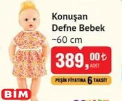 Oyuncak Konuşan Defne Bebek 60 cm Oyuncak Konuşan Defne Bebek 60 cm