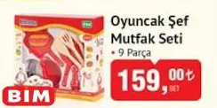 Oyuncak Şef Mutfak Seti 9 Parça Oyuncak Şef Mutfak Seti 9 Parça