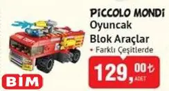 Piccolo Mondi Oyuncak Blok Araçlar Piccolo Mondi Oyuncak Blok Araçlar